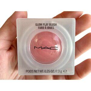 MAC Play Glow Blush Cheeky Devil Discontinued Baked Warm Pink